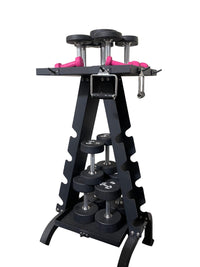 Thumbnail for Accessory Rack - Muscle D Fitness - Sturdy Cable Attachment Storage (Rack Only)