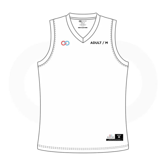 V-Neck Basketball Jerseys - Adult Sizing Kits