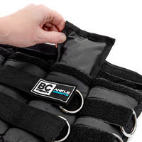 Thumbnail for BC Strength Ankle Weights, adjustable neoprene glute training cuffs sold as a set of two