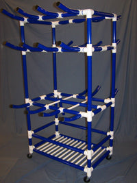 Thumbnail for Aquatic Multi-Purpose Wet Hang Cart – Aquatic Storage Cart | Easy Assembly | 37