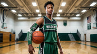 Thumbnail for Basketball player in green uniform and custom 