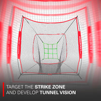 Thumbnail for 7x7 Original Sock It! Baseball / Softball Net w/ Neon Strike Zone Target