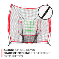 Thumbnail for 7x7 Original Sock It! Baseball / Softball Net w/ Neon Strike Zone Target