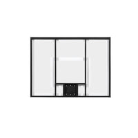 Thumbnail for Acrylic basketball backboard rear view showing the mounting structure — 48