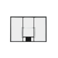 Thumbnail for Glass basketball backboard rear view showing the mounting structure — 60