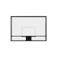Thumbnail for Glass basketball backboard rear view showing the mounting structure — 60