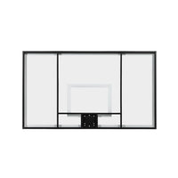 Thumbnail for Glass basketball backboard rear view showing the mounting structure — 72