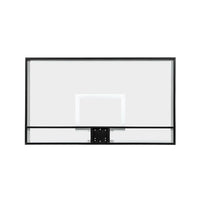 Thumbnail for Glass basketball backboard rear view showing the mounting structure — 72