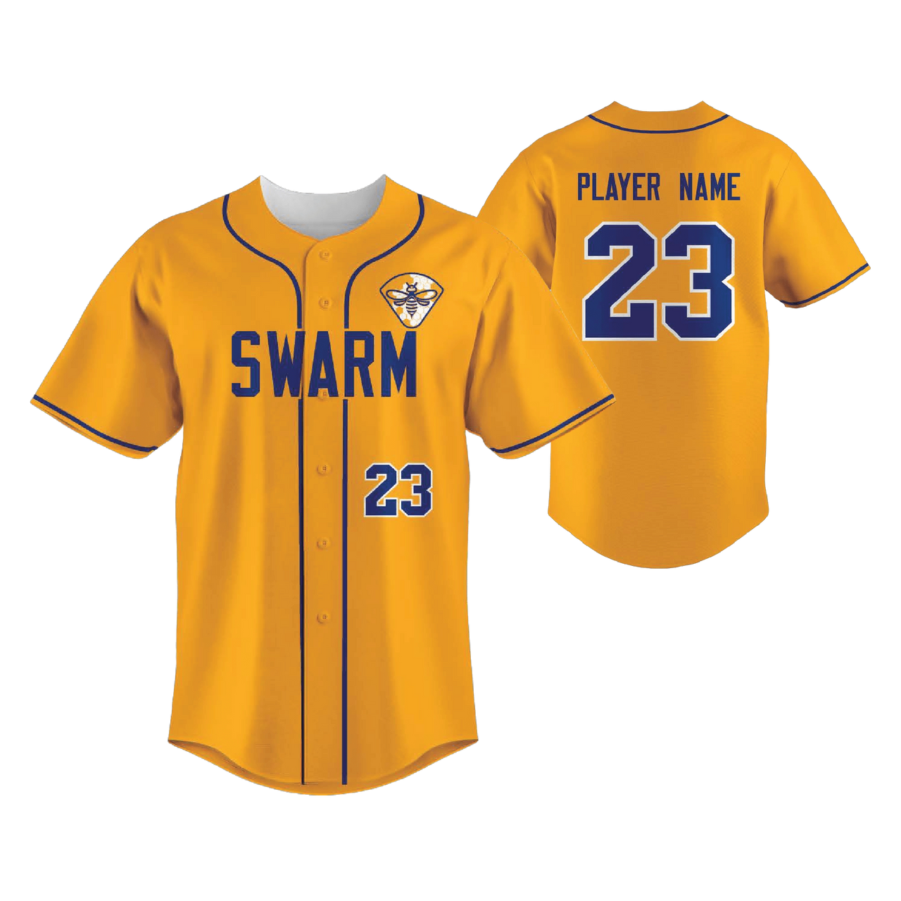 Full-Button Baseball Jersey