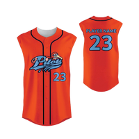 Thumbnail for Pro Sleeveless Full-Button Baseball Jersey