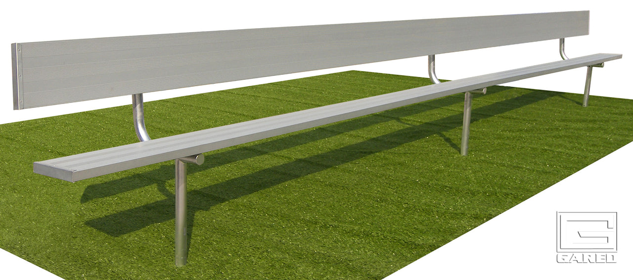 Spectator 7' 6" Inground Bench with Back