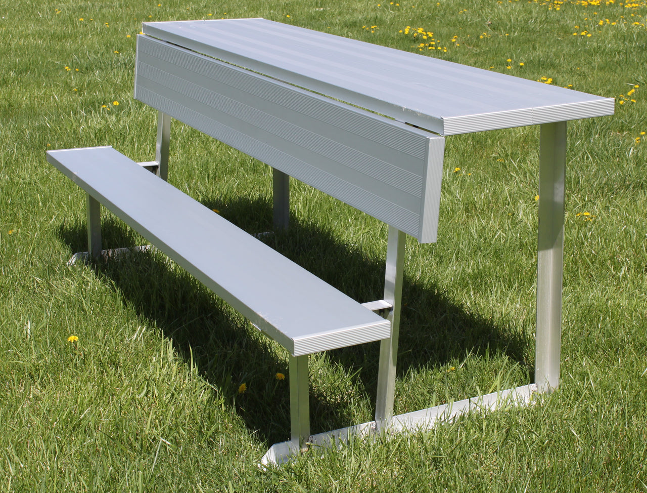 Portable Bench Frame Spectator 21' Portable Bench with Shelf – HoopsKing