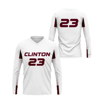 Thumbnail for Long Sleeve V-Neck Jersey (Women’s, Youth)