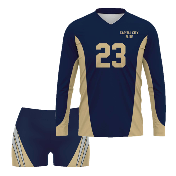 Long Sleeve Package (Jersey + Compression Short) V-Neck