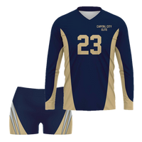 Thumbnail for Long Sleeve Package (Jersey + Compression Short) V-Neck