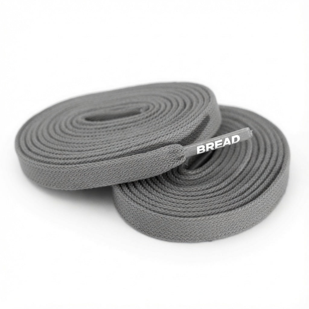 Bread No-Tie Elastic Shoelaces – Vulture Gray