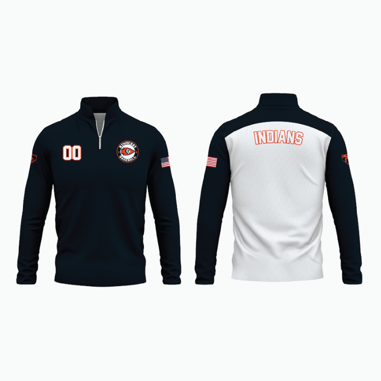 3/4 Sleeve Raglan Classic Baseball Liner example 1