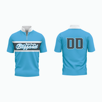 Thumbnail for 1/4 Zip Short Sleeve Batting Practice Jacket example 1