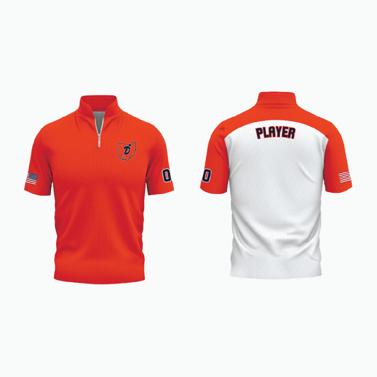 1/4 Zip Short Sleeve Batting Practice Jacket example 16