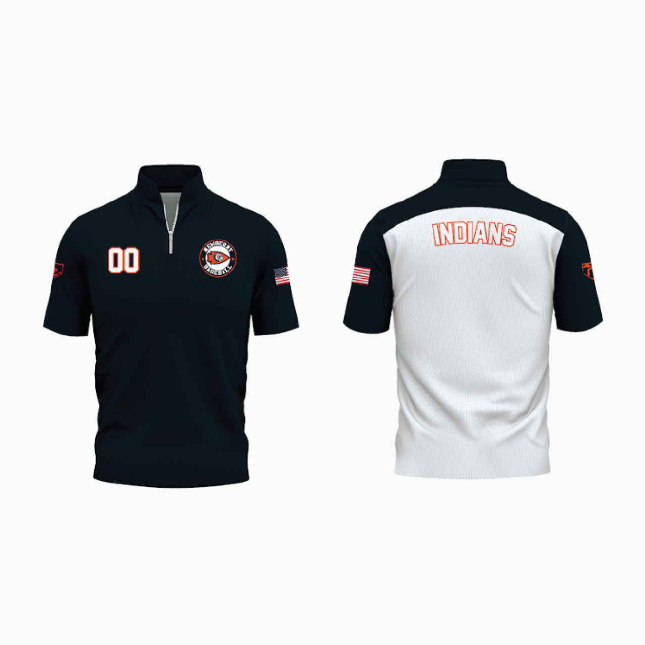 1/4 Zip Short Sleeve Batting Practice Jacket example 17