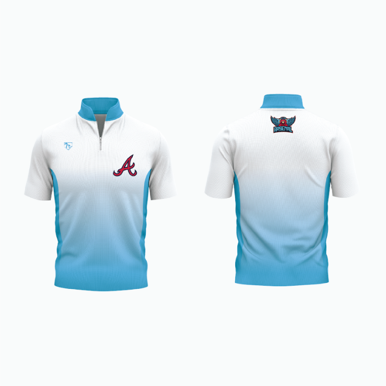 1/4 Zip Short Sleeve Batting Practice Jacket example 18