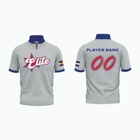 Thumbnail for 1/4 Zip Short Sleeve Batting Practice Jacket example 4