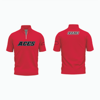 Thumbnail for 1/4 Zip Short Sleeve Batting Practice Jacket example 5