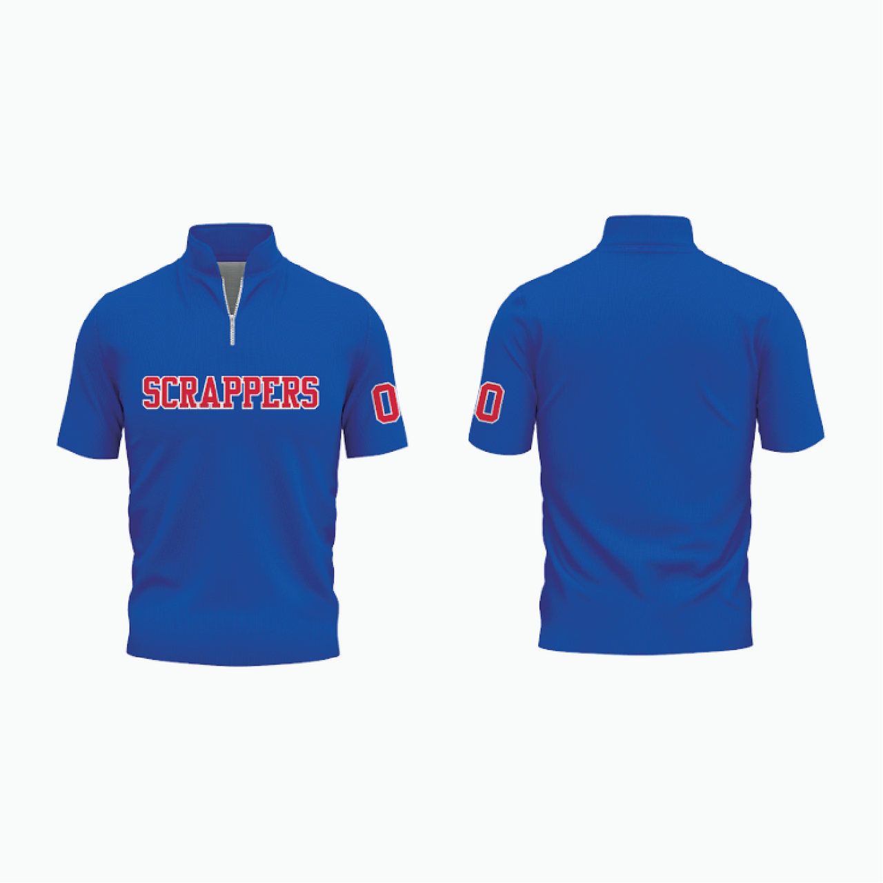 1/4 Zip Short Sleeve Batting Practice Jacket example 8