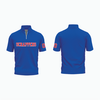 Thumbnail for 1/4 Zip Short Sleeve Batting Practice Jacket example 8