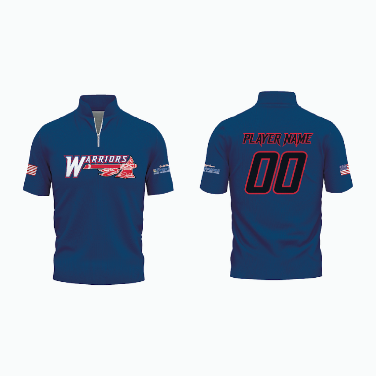 1/4 Zip Short Sleeve Batting Practice Jacket example 9