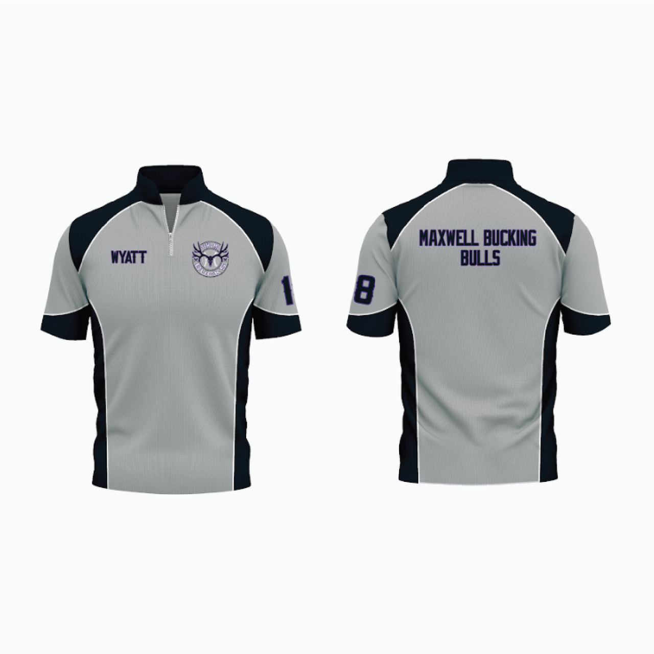 1/4 Zip Short Sleeve Batting Practice Jacket example 10