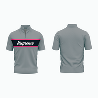Thumbnail for 1/4 Zip Short Sleeve Batting Practice Jacket example 12