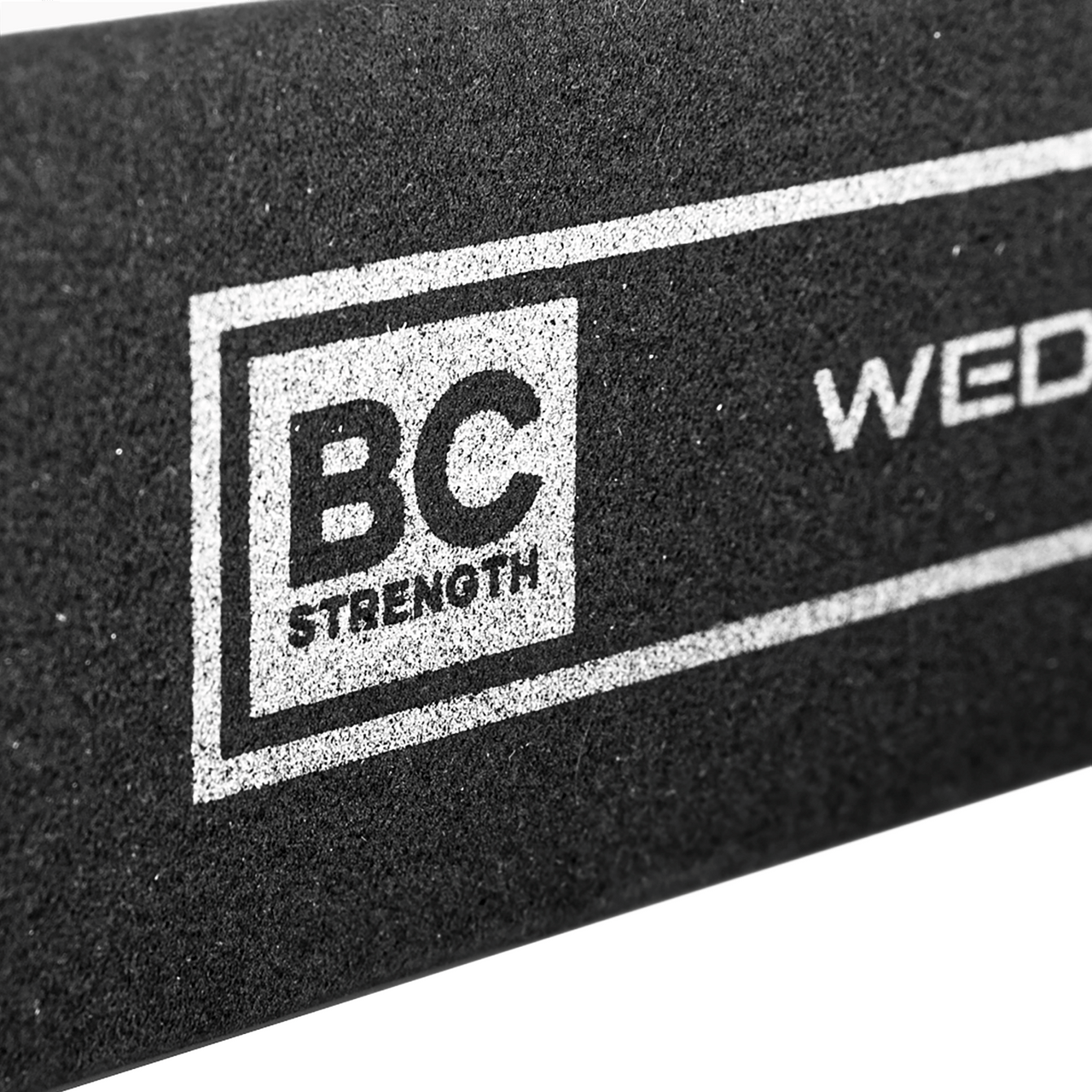 BC Strength Wedge squat heel elevation block with a 15-degree angle