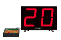 Thumbnail for Black digital pitch clock with red 