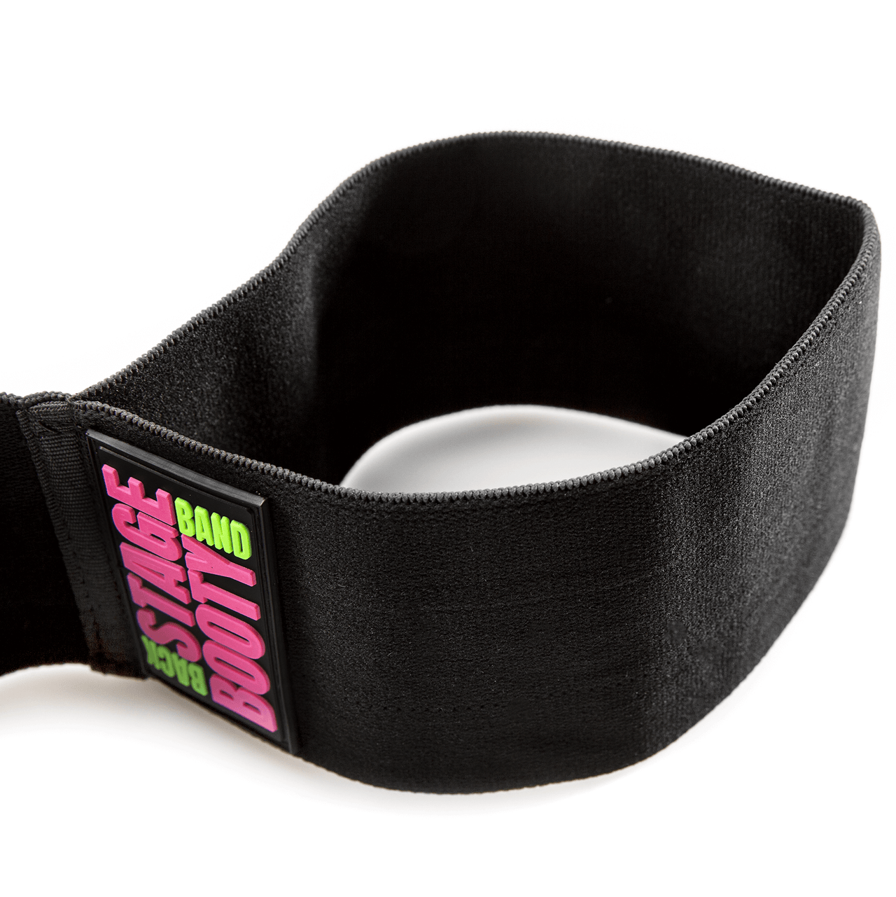 BC Strength Backstage Booty Band foot-loop resistance band for a tan-safe glute pump