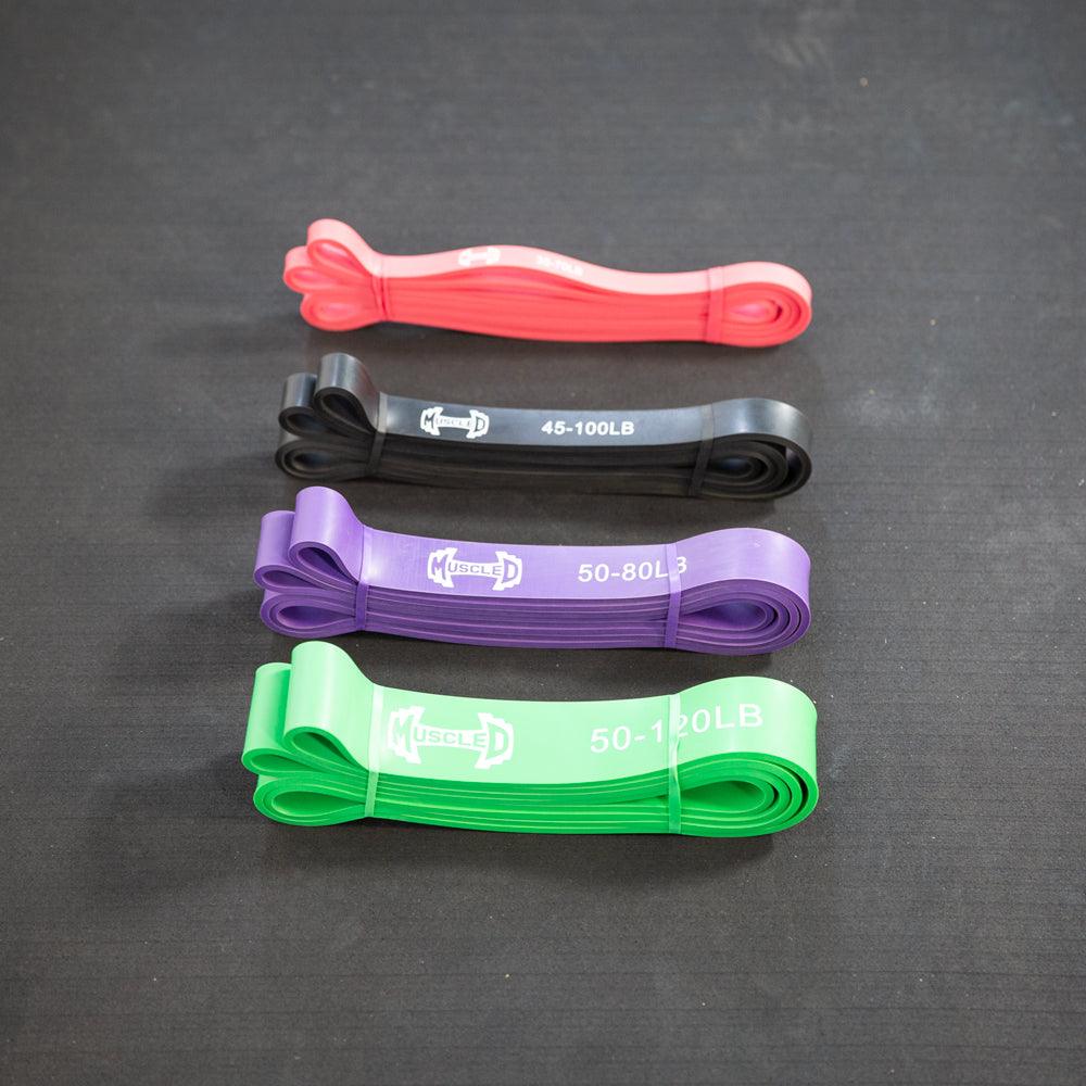 Muscle D Strength Bands - Muscle D Fitness - 41" Length - Multiple SIzes