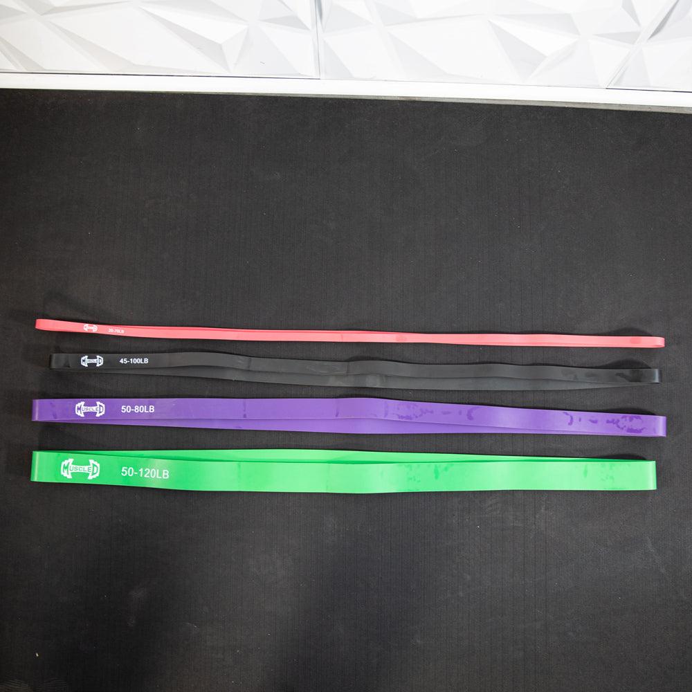 Muscle D Strength Bands - Muscle D Fitness - 41" Length - Multiple SIzes