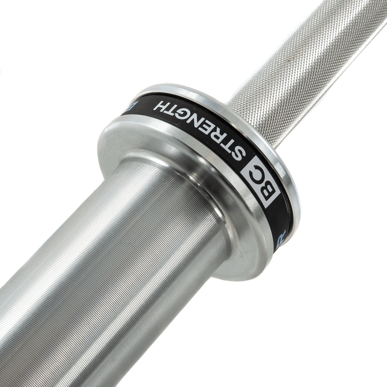 BC Strength 15kg 25mm Olympic barbell made in the USA for squats and deadlifts