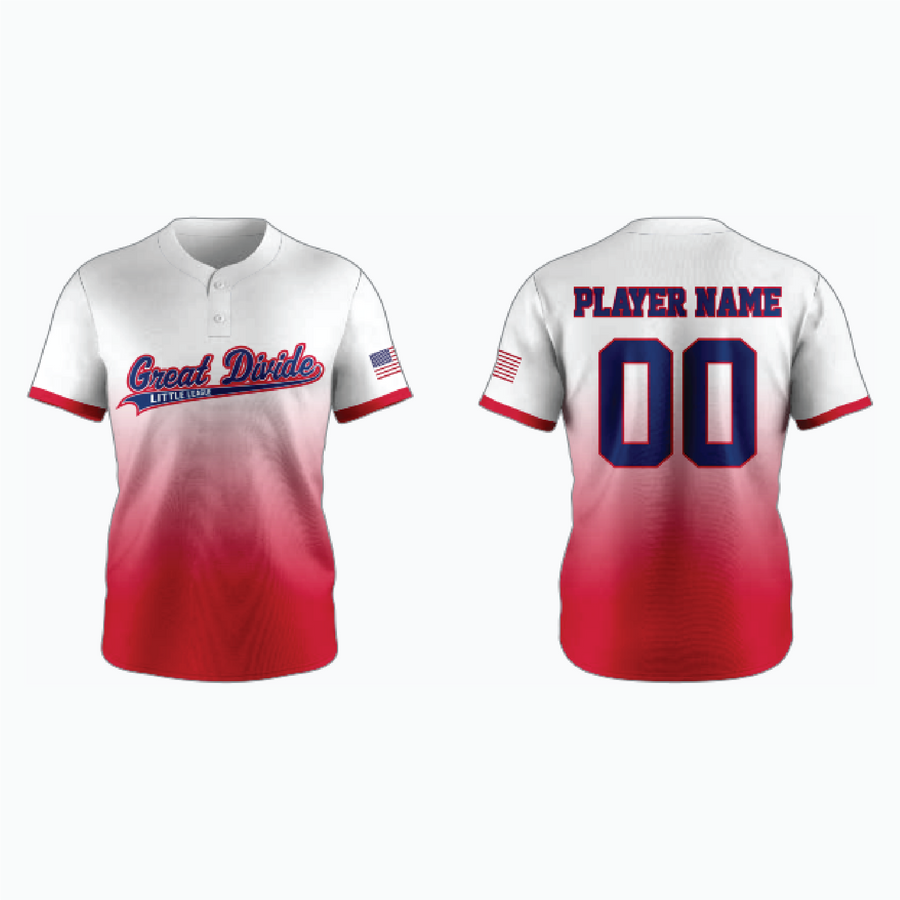 Pro 2-Button Drop V Placketed Baseball Jersey example 17