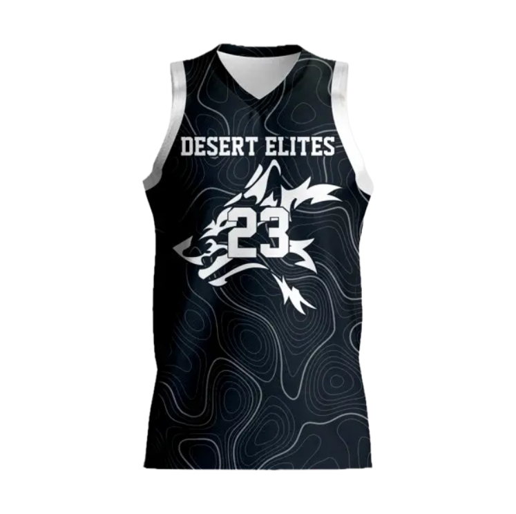 Basketball Pro Fitted Jersey (V-Neck)