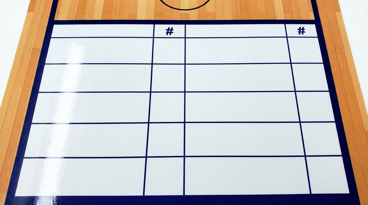 Custom Basketball Lineup Clipboard | Coach Gifts