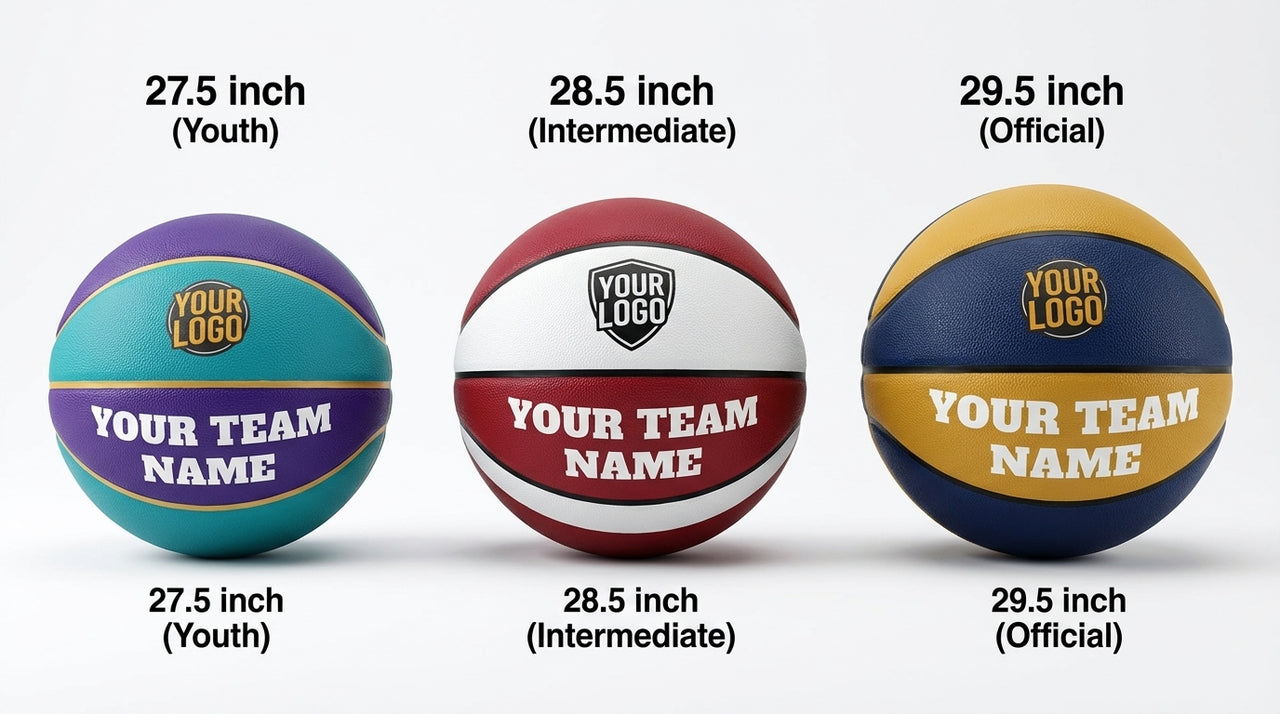 Personalized basketball for basketball camps and schools