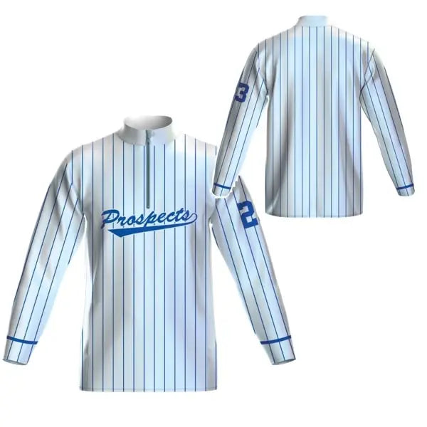 1/4 Zip Long Sleeve Batting Practice Jacket
