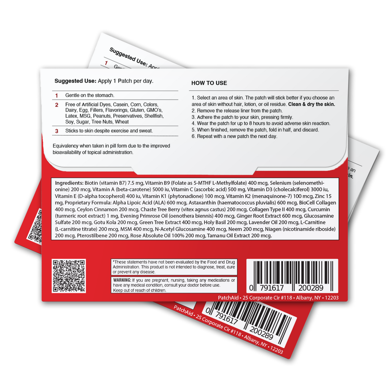 Lean Mean Energy Machine Vitamin Patch Pack