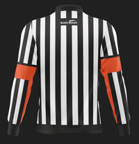 Thumbnail for Black Biscuit NHL Style Sublimated Hockey Referee Jersey - NEW