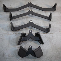 Thumbnail for Functional Grip Cable Attachment Kit - Black - Ergonomic Grip - Muscle D Fitness