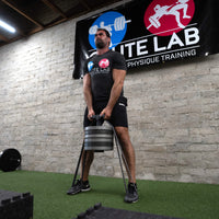 Thumbnail for BC Strength T-Bell plate-loaded training tool with prone and neutral grip handles