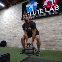 Thumbnail for BC Strength T-Bell plate-loaded training tool with prone and neutral grip handles