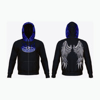 Thumbnail for Full-Zip Hooded Warm-Up Jacket example 11