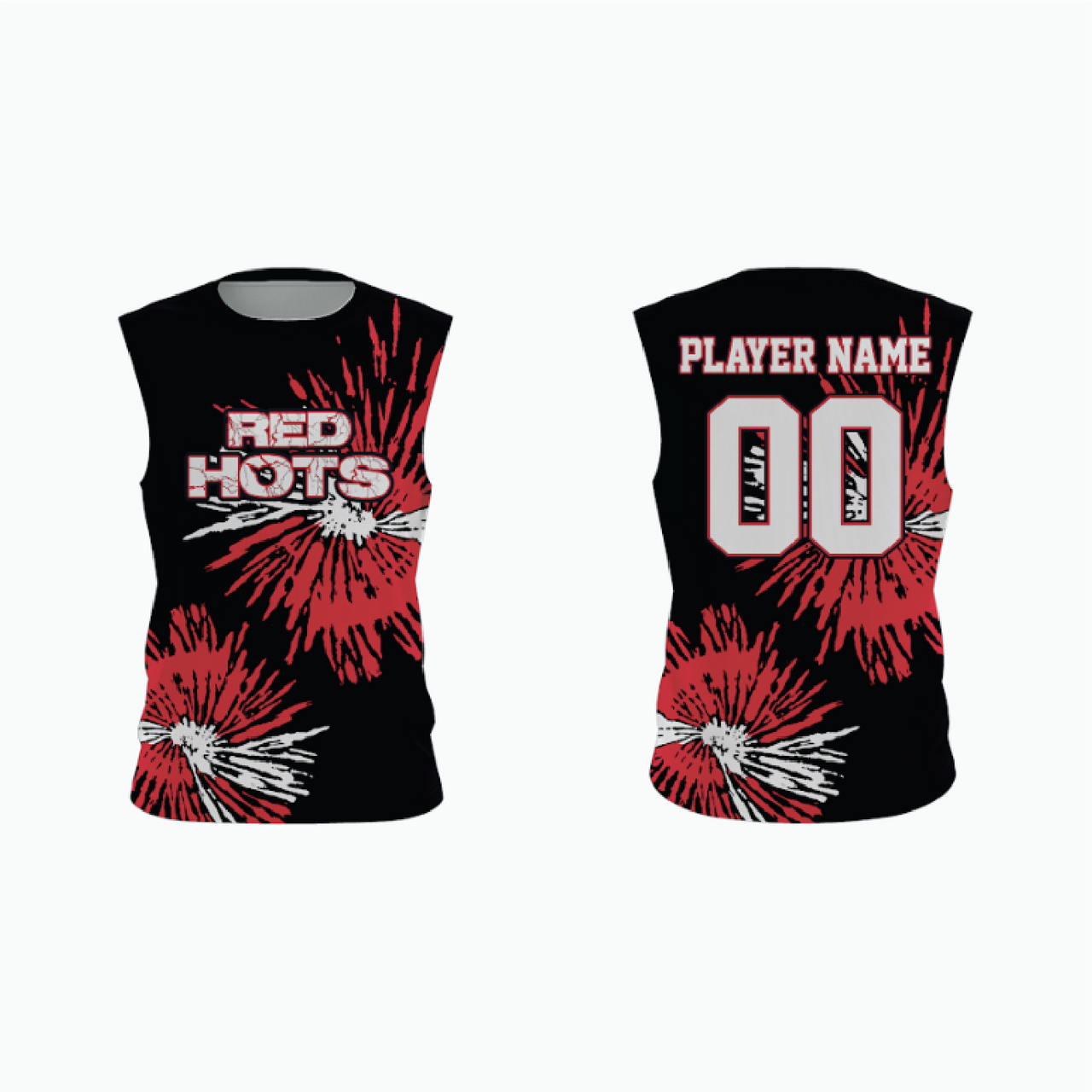 Sleeveless Pullover V-Neck Baseball Jersey example 2